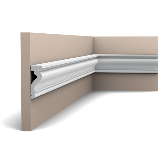 Orac Wandleiste DX174-2300 230cm 2,2 x 6,0 cm (Axxent)